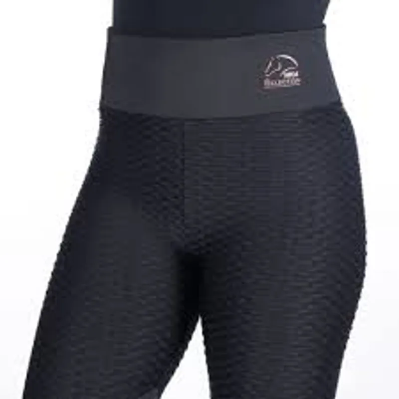 HKM Ladies Edinburgh Riding Leggings - Black-2